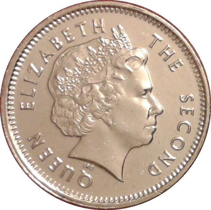 Falkland Islands 5 Pence - Elizabeth II 4th portrait obverse