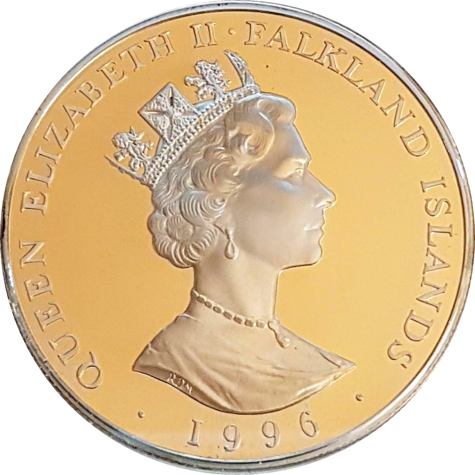 Falkland Islands 50 Pence - Elizabeth II Queen Elizabeth II's 70th Birthday obverse