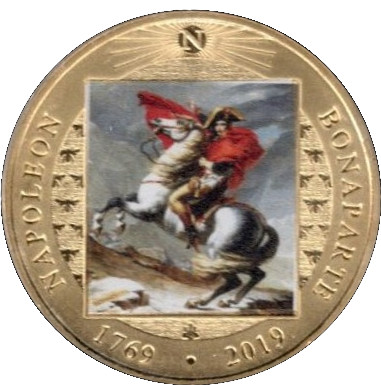 Saint Helena ½ Crown - Elizabeth II Napoleon crosses the Alps