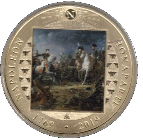 Saint Helena ½ Crown - Elizabeth II Napoleon at Austerlitz