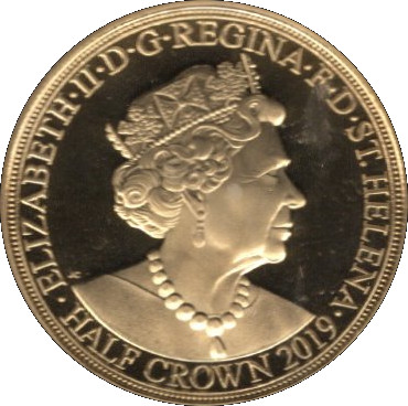 Saint Helena ½ Crown - Elizabeth II Exile and Empty Soul