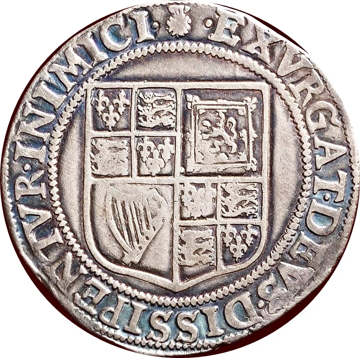 1 Shilling - James I 1st issue; 1st bust