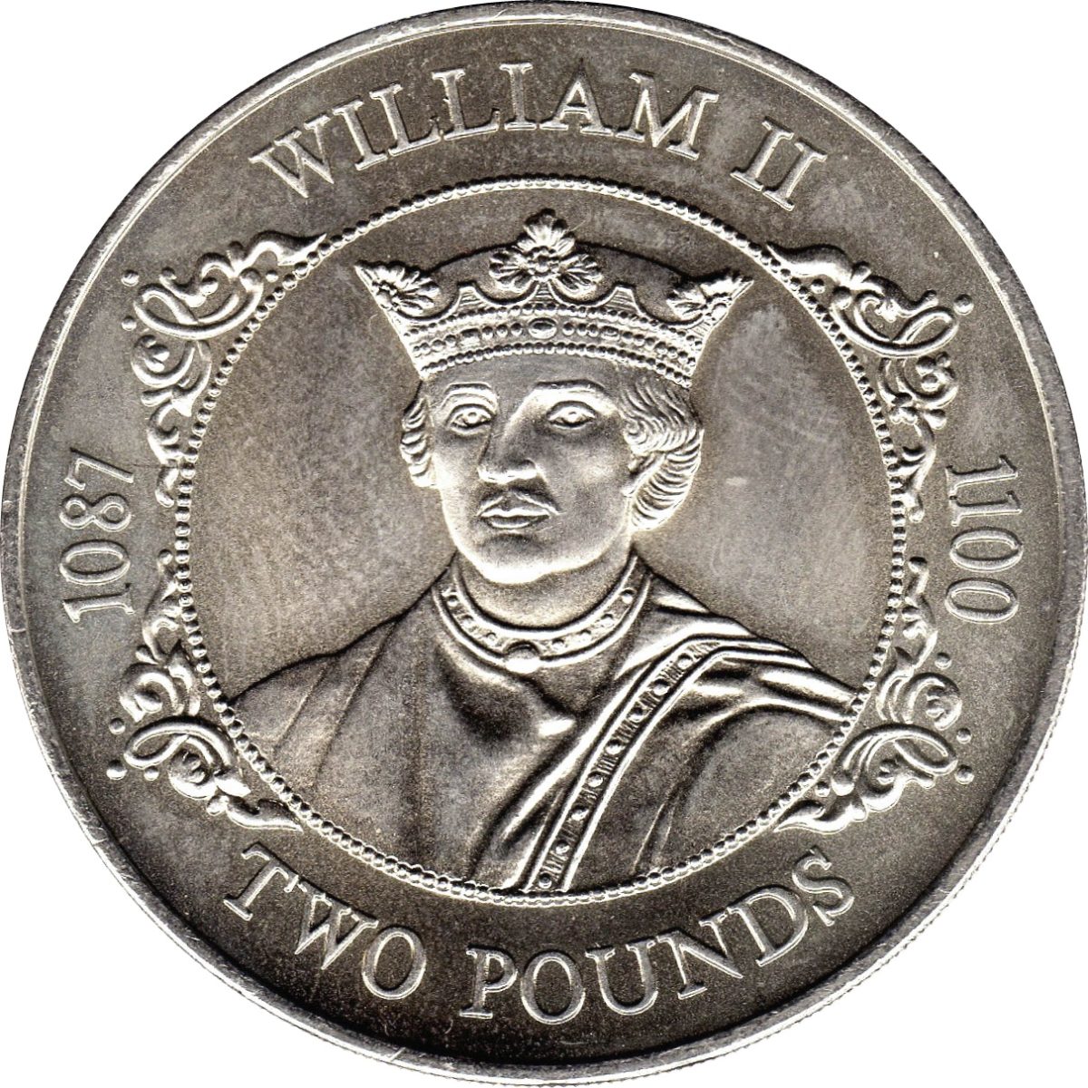 Guernsey 2 Pounds - Elizabeth II King William II