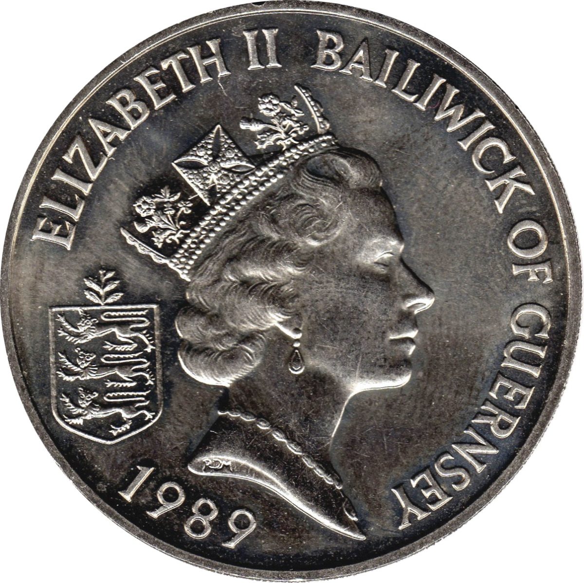 Guernsey 2 Pounds - Elizabeth II King Henry I obverse