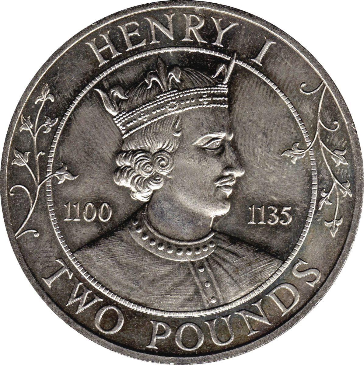 Guernsey 2 Pounds - Elizabeth II King Henry I