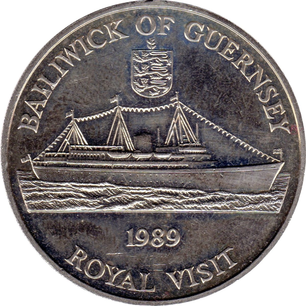 Guernsey 2 Pounds - Elizabeth II Royal Visit