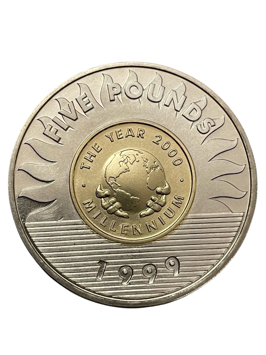 Guernsey 5 Pounds - Elizabeth II Millennium