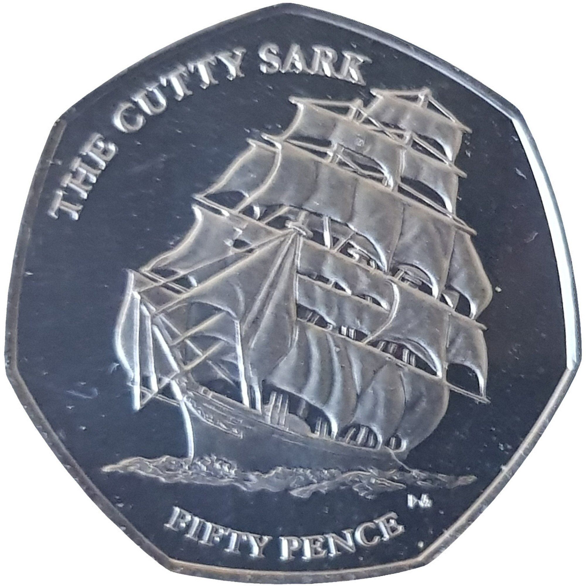 British Indian Ocean Territory 50 Pence - Elizabeth II The Cutty Sark