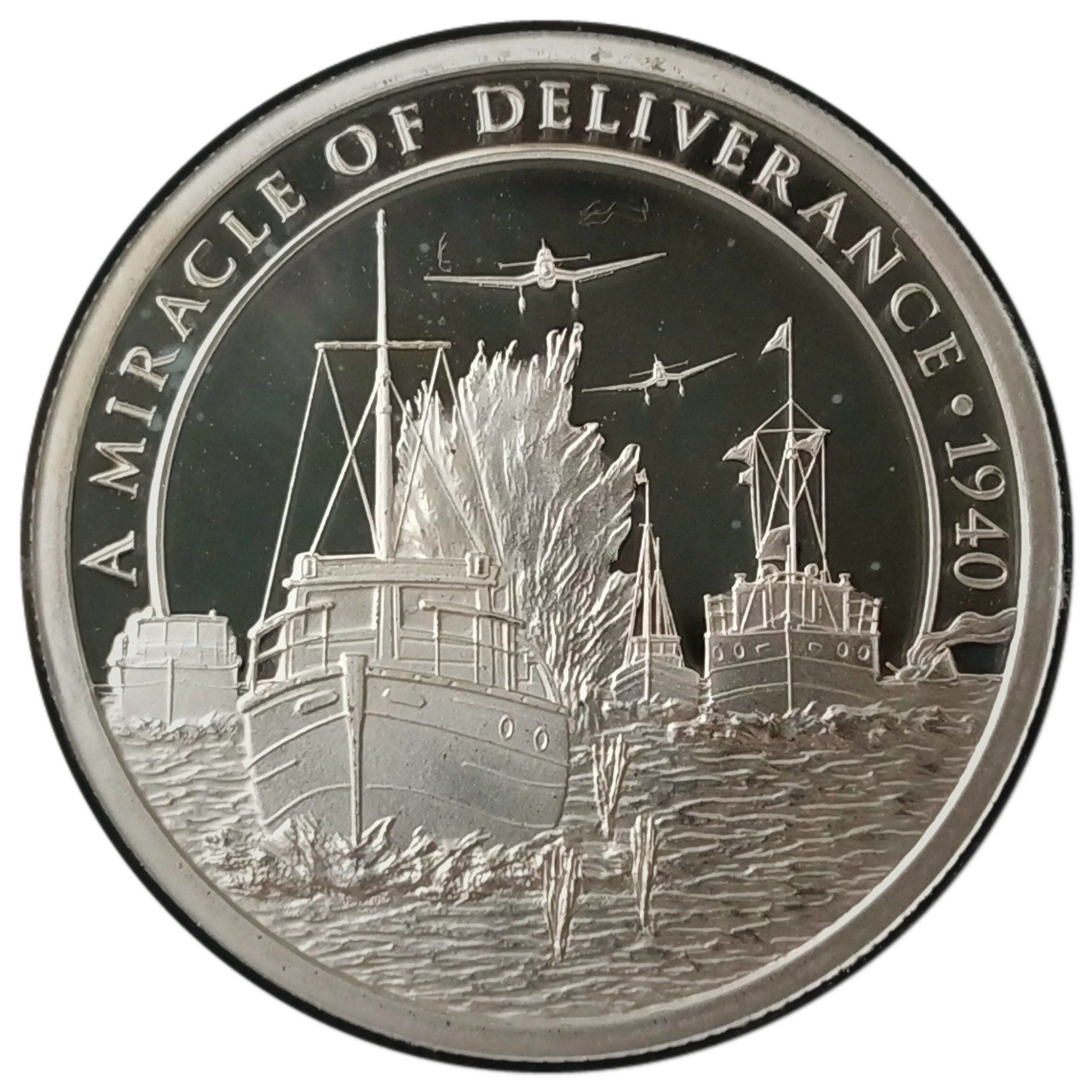 Gibraltar 20 Pounds - Elizabeth II Little Ships of Dunkirk
