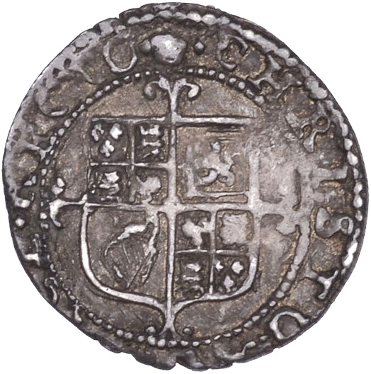 1 Penny - Charles II 3rd hammered issue reverse
