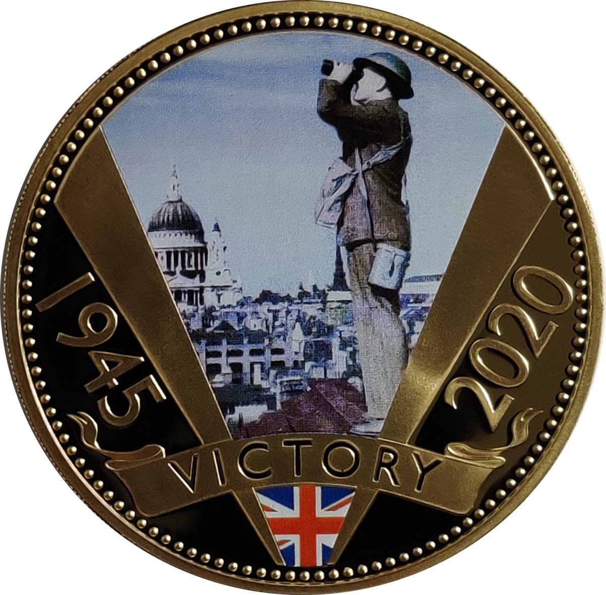 Guernsey 50 Pence - Elizabeth II 75th Anniversary of VE Day