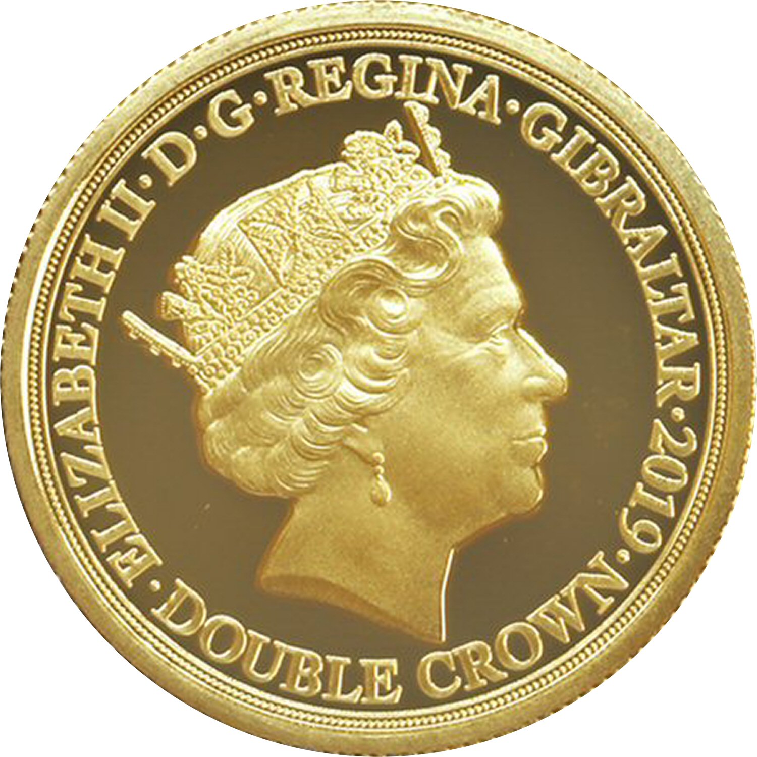 Gibraltar 2 Crowns - Elizabeth II Omaha Beach obverse