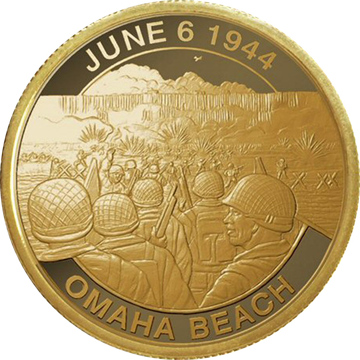 Gibraltar 2 Crowns - Elizabeth II Omaha Beach