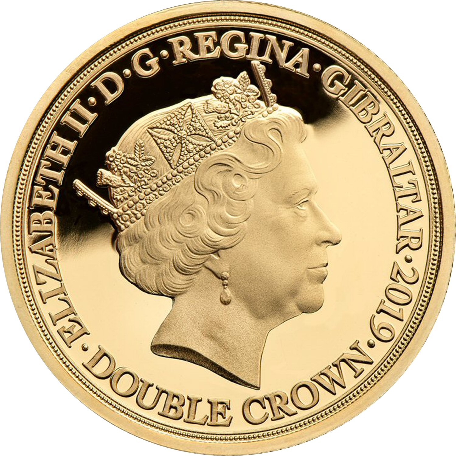 Gibraltar 2 Crowns - Elizabeth II Utah Beach obverse