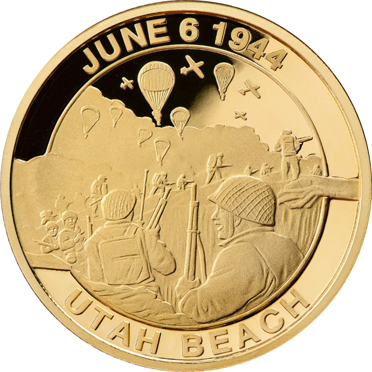 Gibraltar 2 Crowns - Elizabeth II Utah Beach