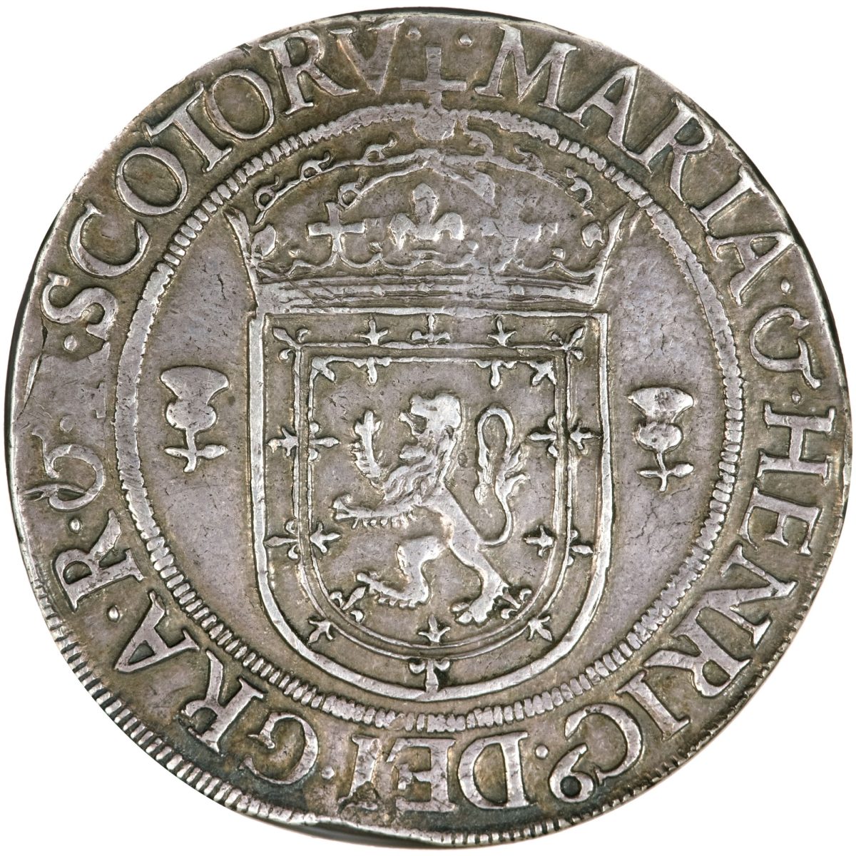 Scotland 1 Ryal - Mary and Henry Darnley 4th Period, Type II obverse