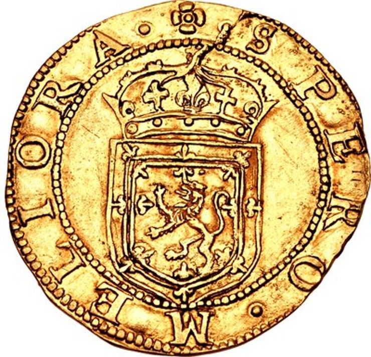Scotland 1 Rider - James VI 7th coinage reverse