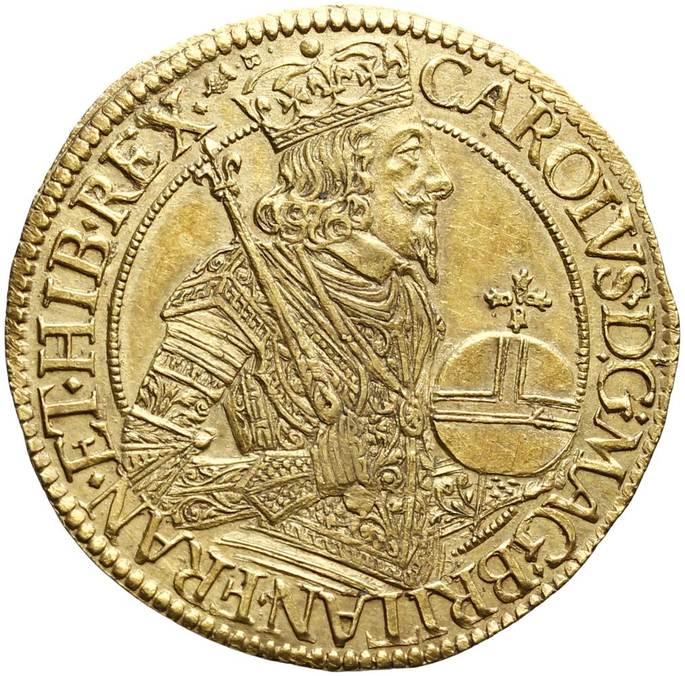Scotland 1 Unit - Charles I 3rd Coinage, 1st Issue obverse