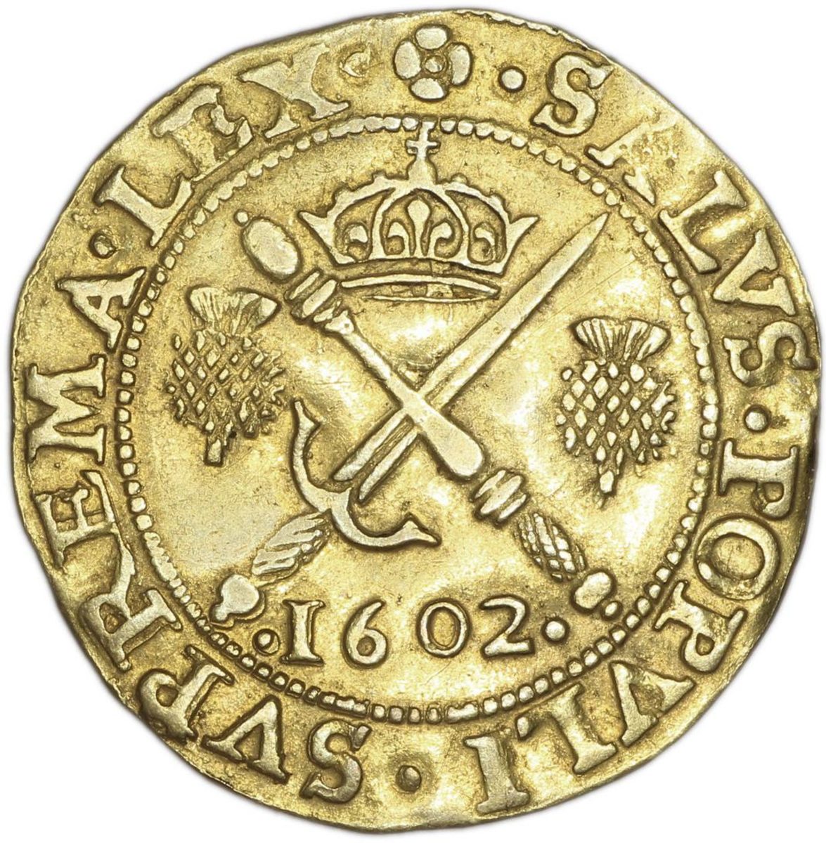 Scotland 1 Sword and Sceptre Piece - James VI 8th Coinage reverse