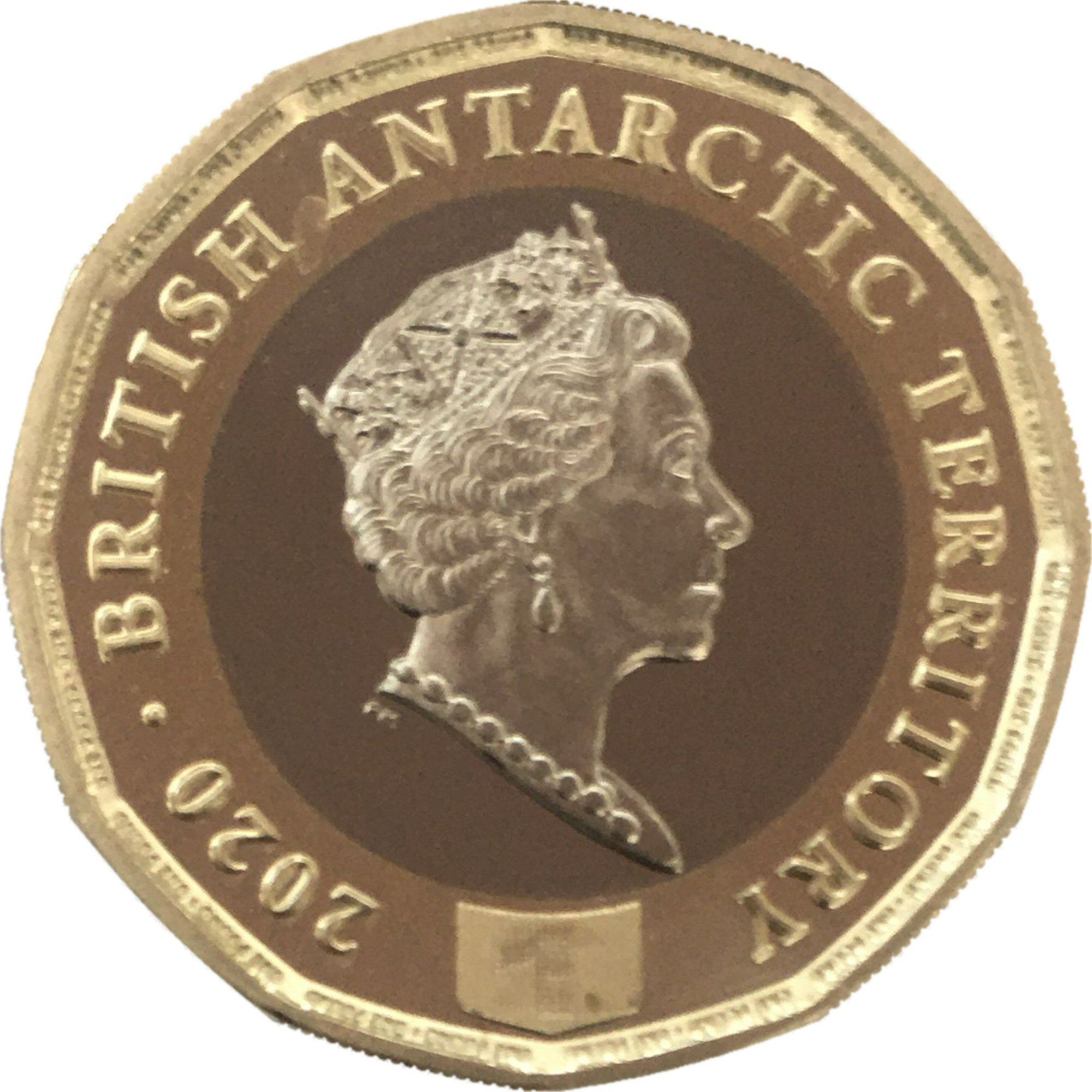 British Antarctic Territory 1 Pound - Elizabeth II Climate change obverse