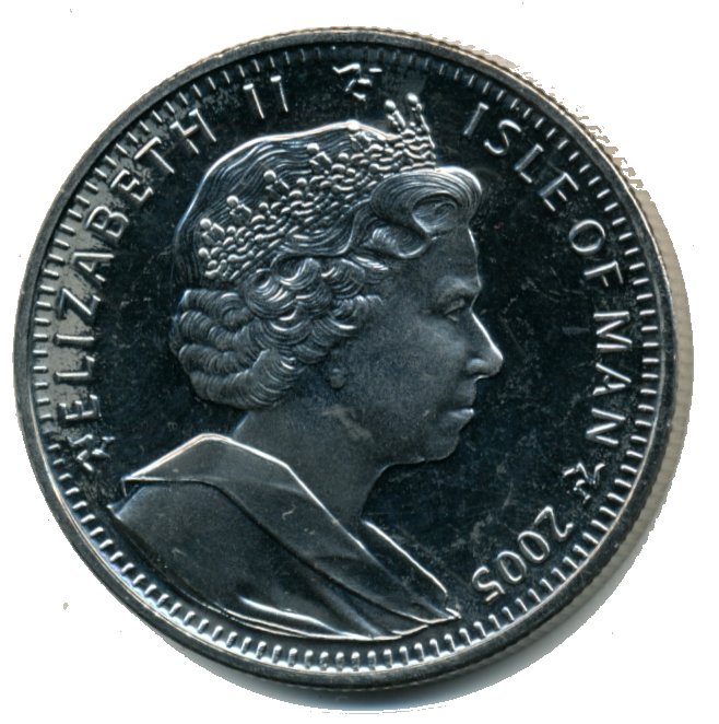 Isle of Man 1 Crown - Elizabeth II Harry Potter and Pensieve obverse
