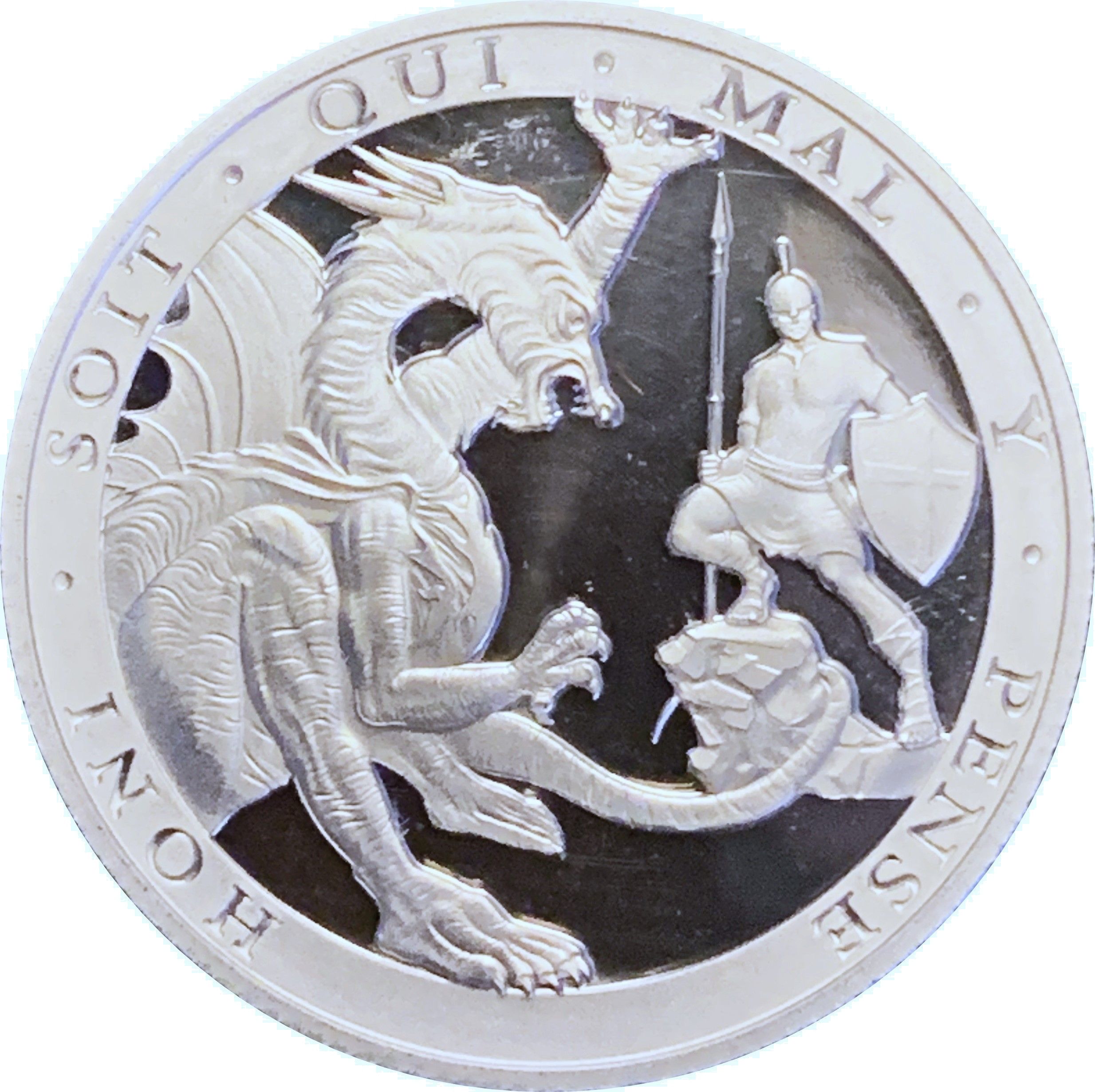 Gibraltar 2 Sovereigns - Elizabeth II St Georges and Dragon