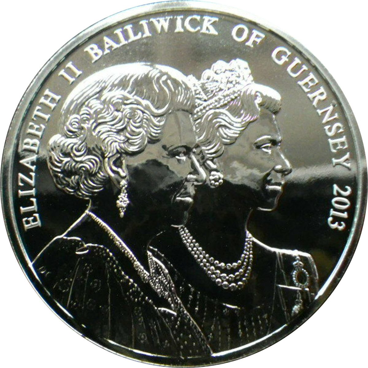 Guernsey 5 Pounds - Elizabeth II Diamond Jubilee obverse