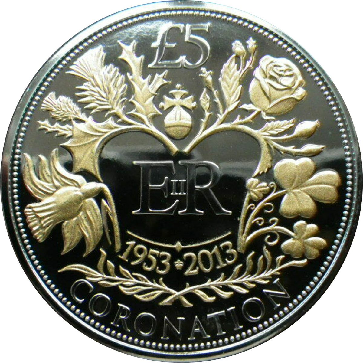 Guernsey 5 Pounds - Elizabeth II Diamond Jubilee