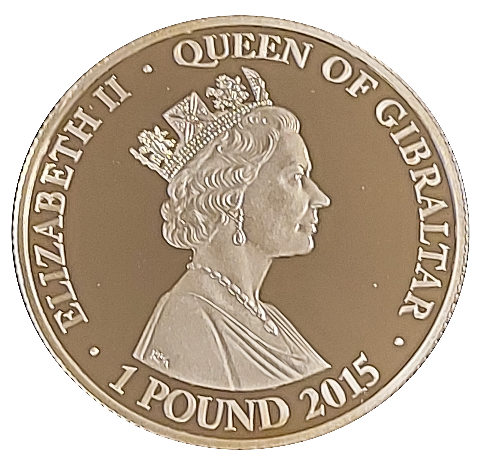 Gibraltar 1 Pound - Elizabeth II Convoy SL 64; Survivor obverse
