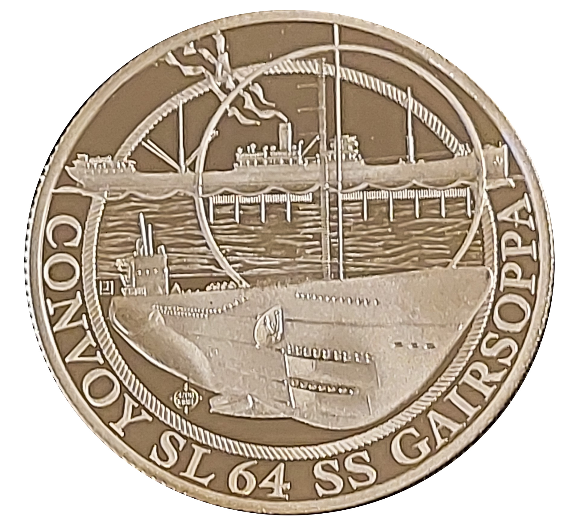 Gibraltar 1 Pound - Elizabeth II Convoy SL 64; Survivor
