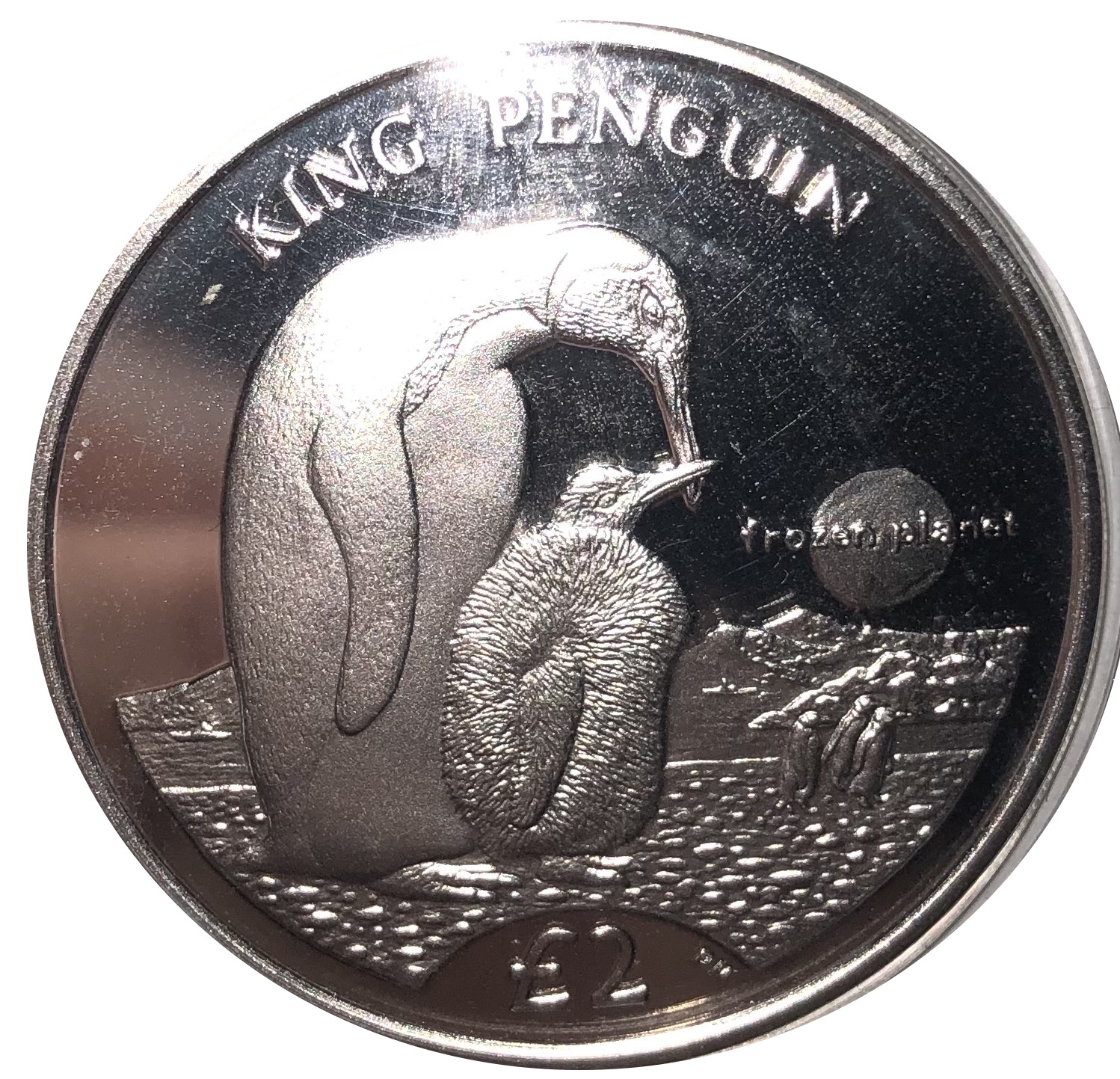 South Georgia and the South Sandwich Islands 2 Pounds - Elizabeth II King Penguin