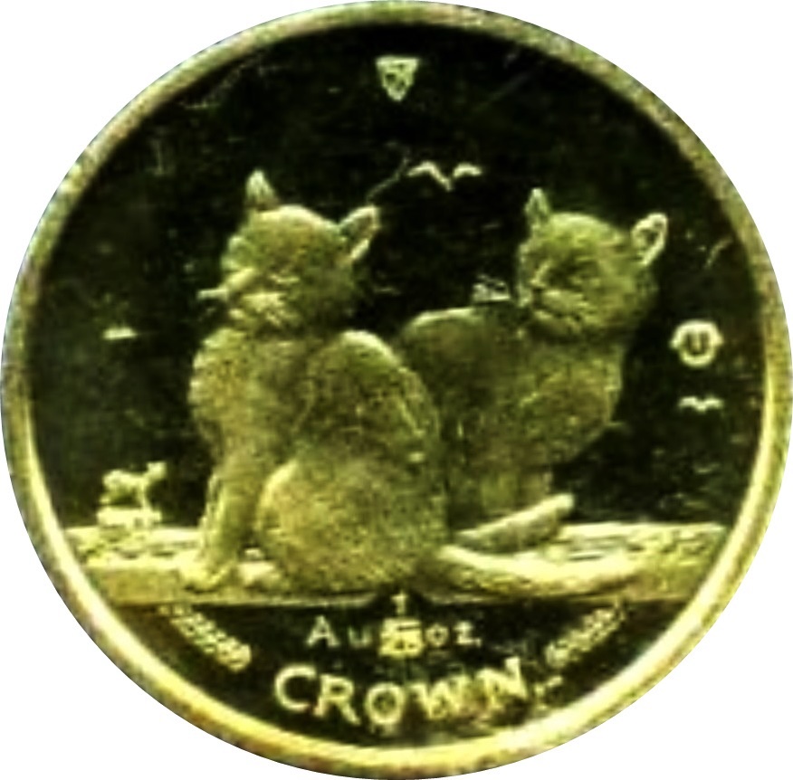Isle of Man 1/25 Crown - Elizabeth II Balinese Cat