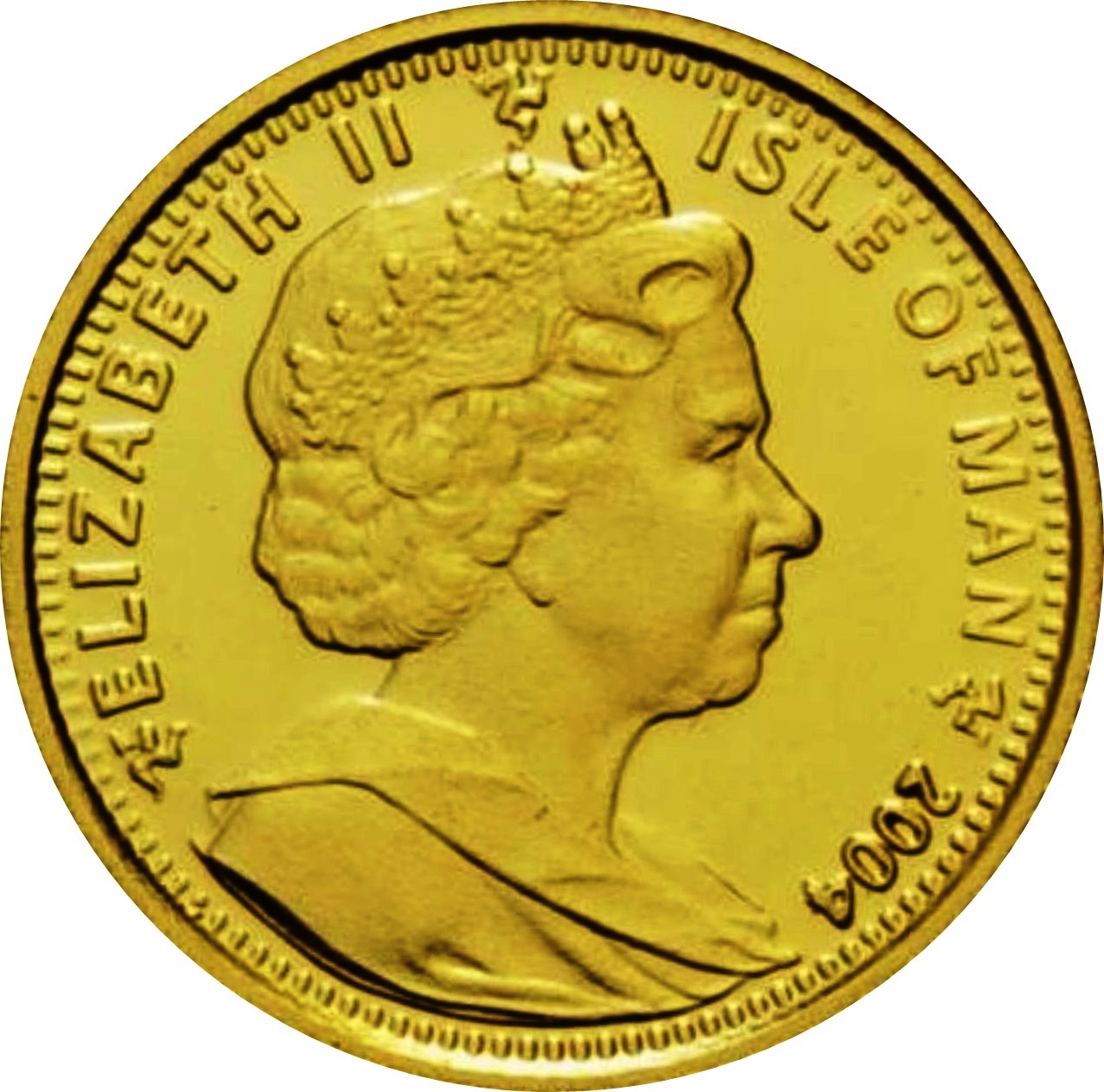 Isle of Man 1/25 Crown - Elizabeth II Tonkinese Cat obverse