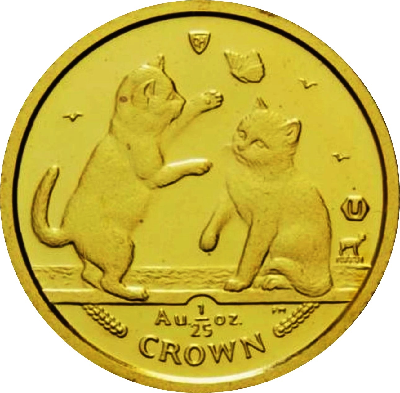 Isle of Man 1/25 Crown - Elizabeth II Tonkinese Cat