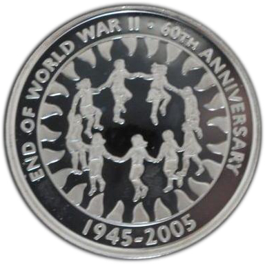 Ascension Island 50 Pence - Elizabeth II WWII