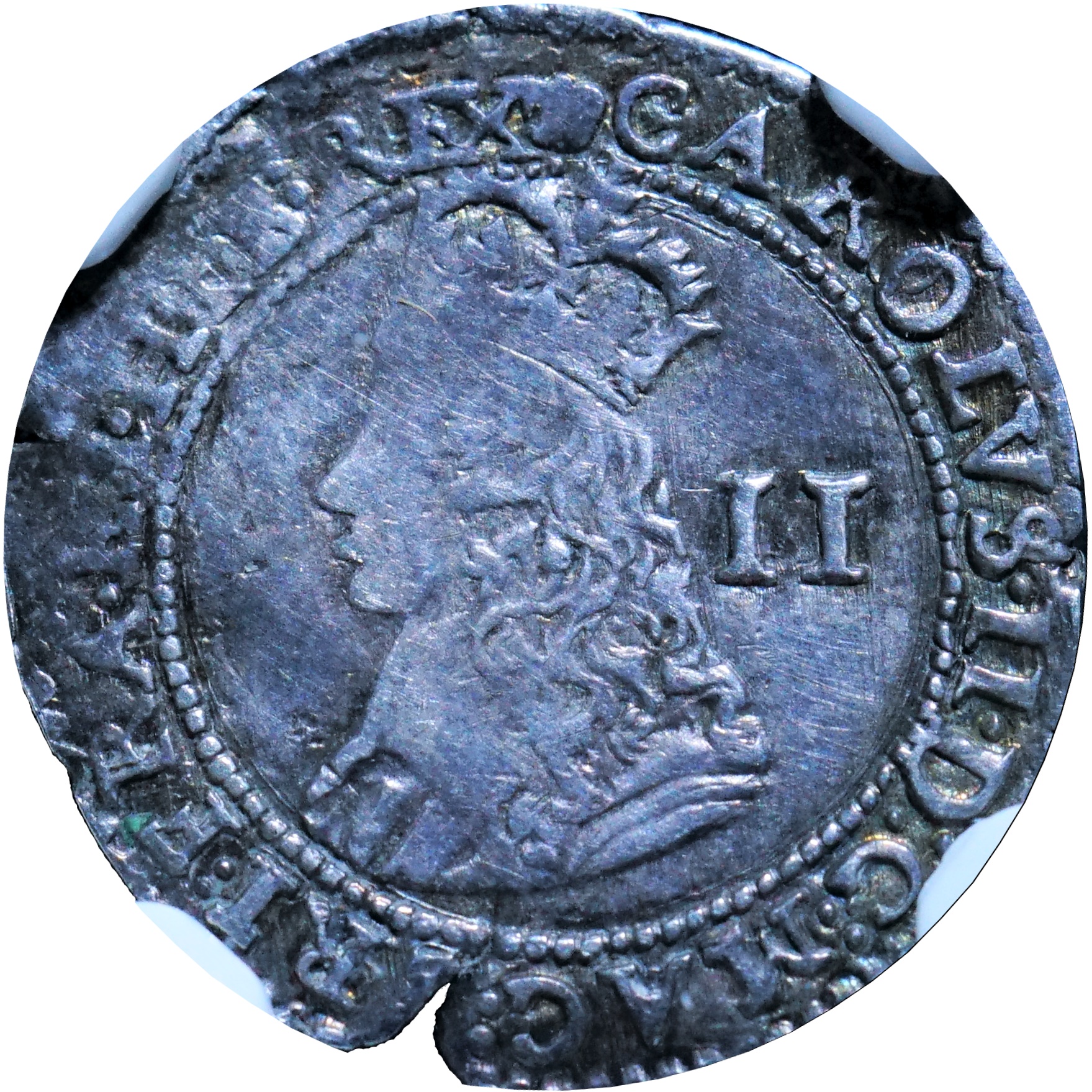 2 Pence - Charles II 3rd hammered issue obverse