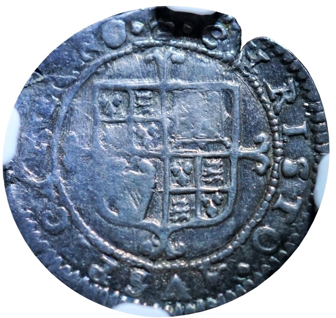 2 Pence - Charles II 3rd hammered issue reverse