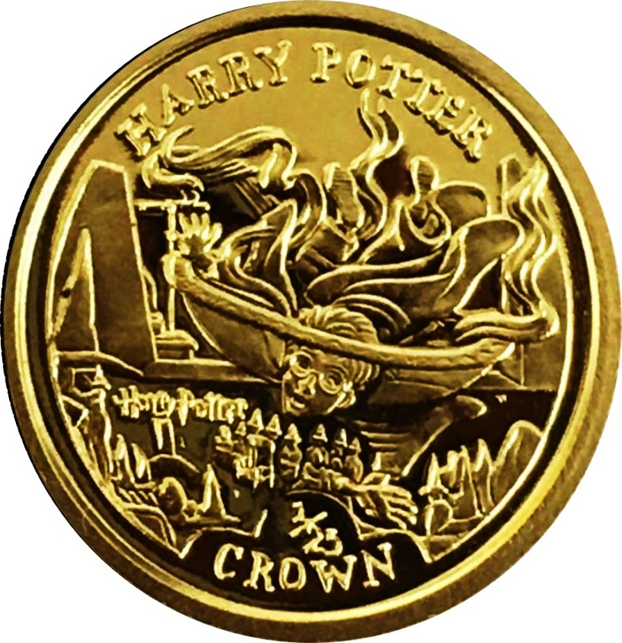 Isle of Man 1/25 Crown - Elizabeth II Harry Potter and the Pensieve