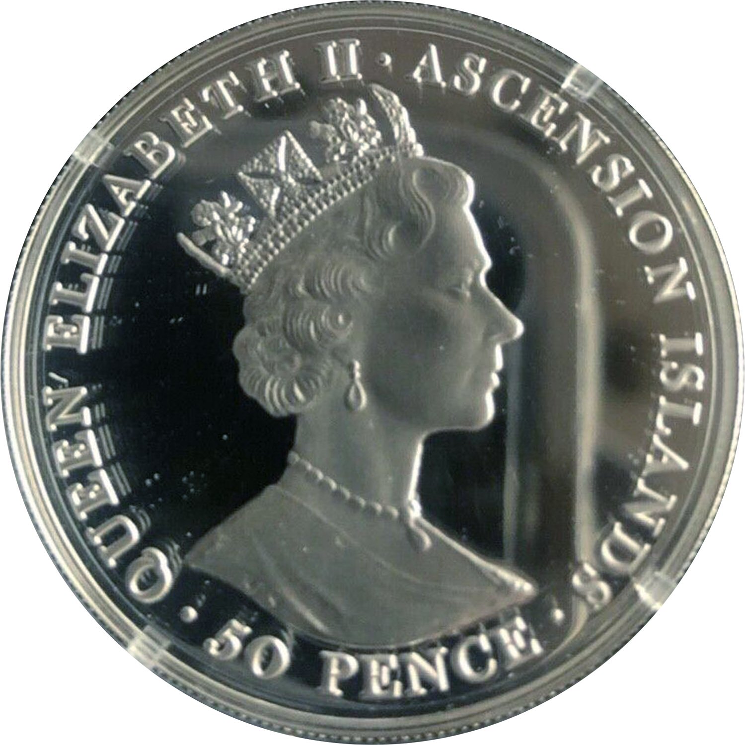 Ascension Island 50 Pence - Elizabeth II 80th Birthday obverse