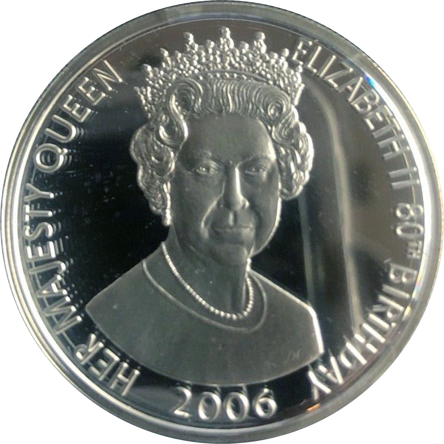 Ascension Island 50 Pence - Elizabeth II 80th Birthday