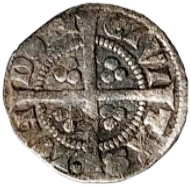 ½ Penny - Edward I London; class 4e