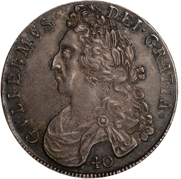 Scotland 40 Shillings - William II obverse