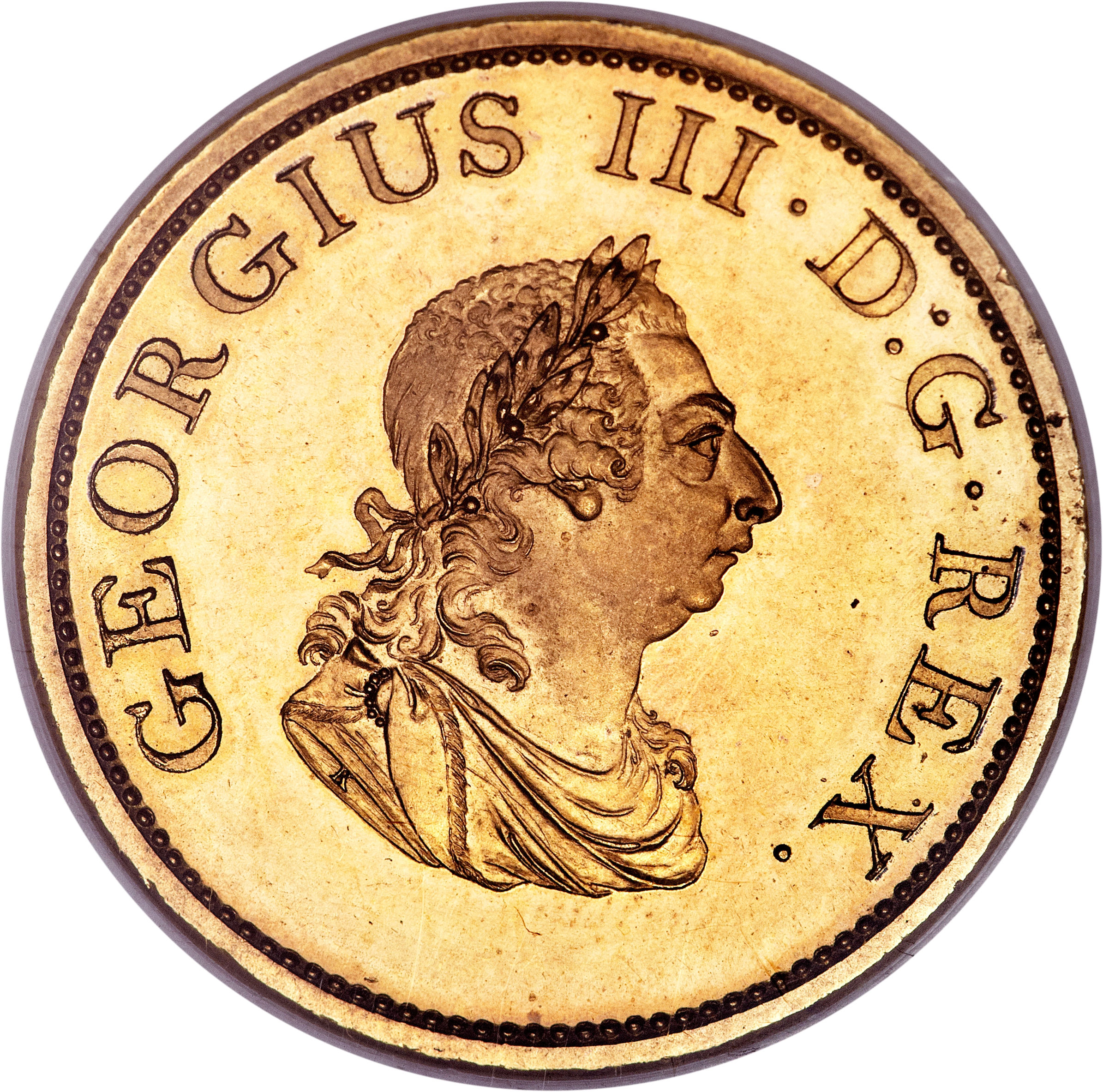 Ireland 1 Penny - George III obverse