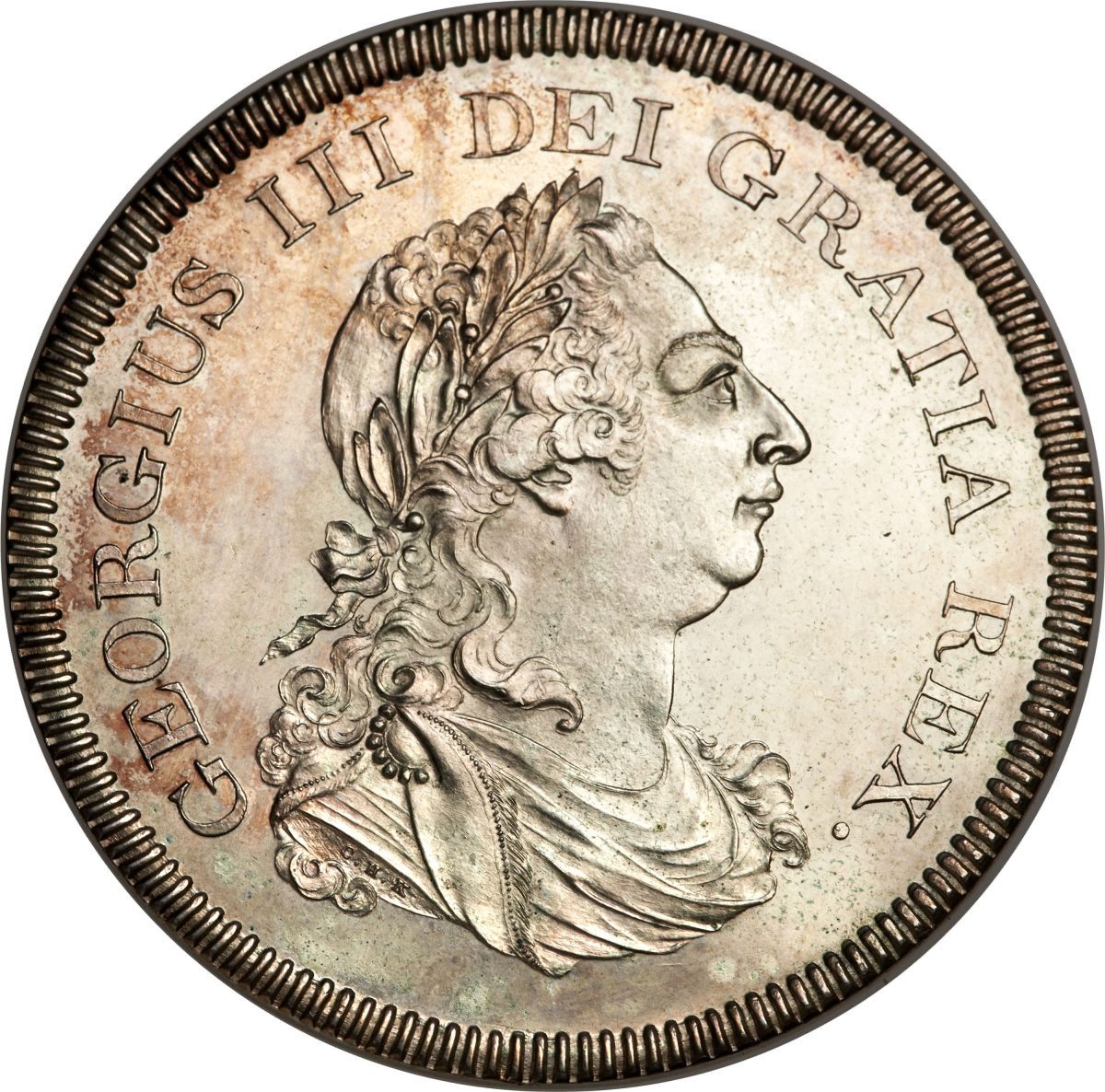 Ireland 6 Shillings - George III obverse