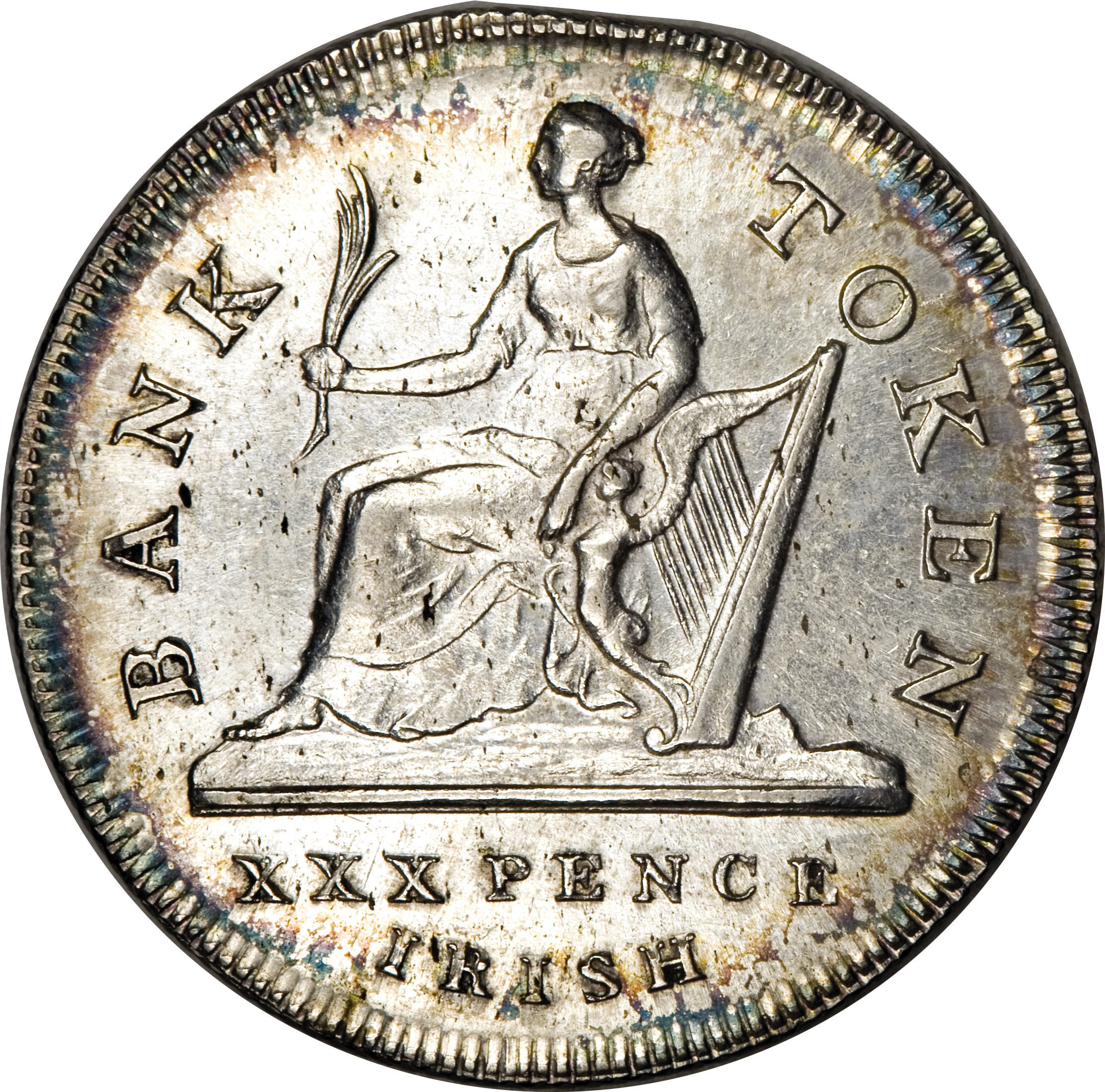 Ireland 30 Pence - George III Bank of Ireland - Token Coinage
