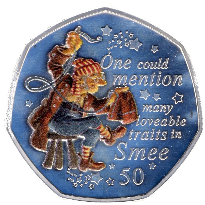 Isle of Man 50 Pence - Elizabeth II Smee; Silver Proof reverse