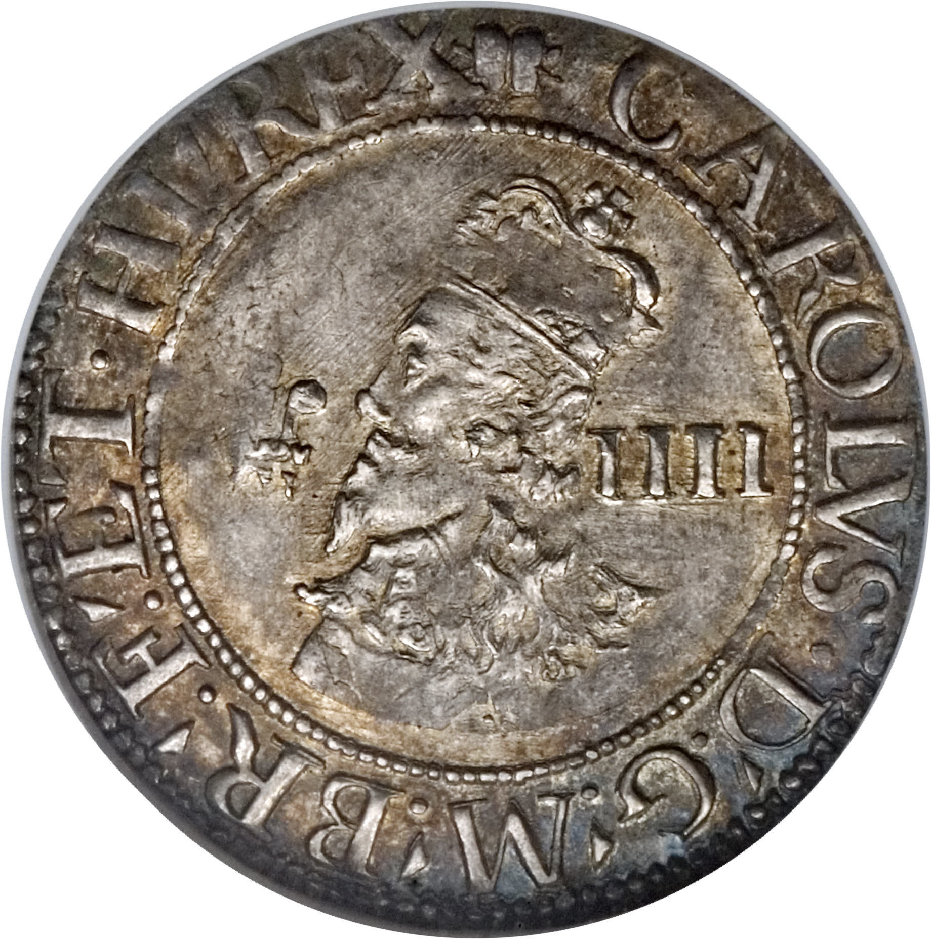1 Groat - Charles I Aberystwyth; bust within circle obverse