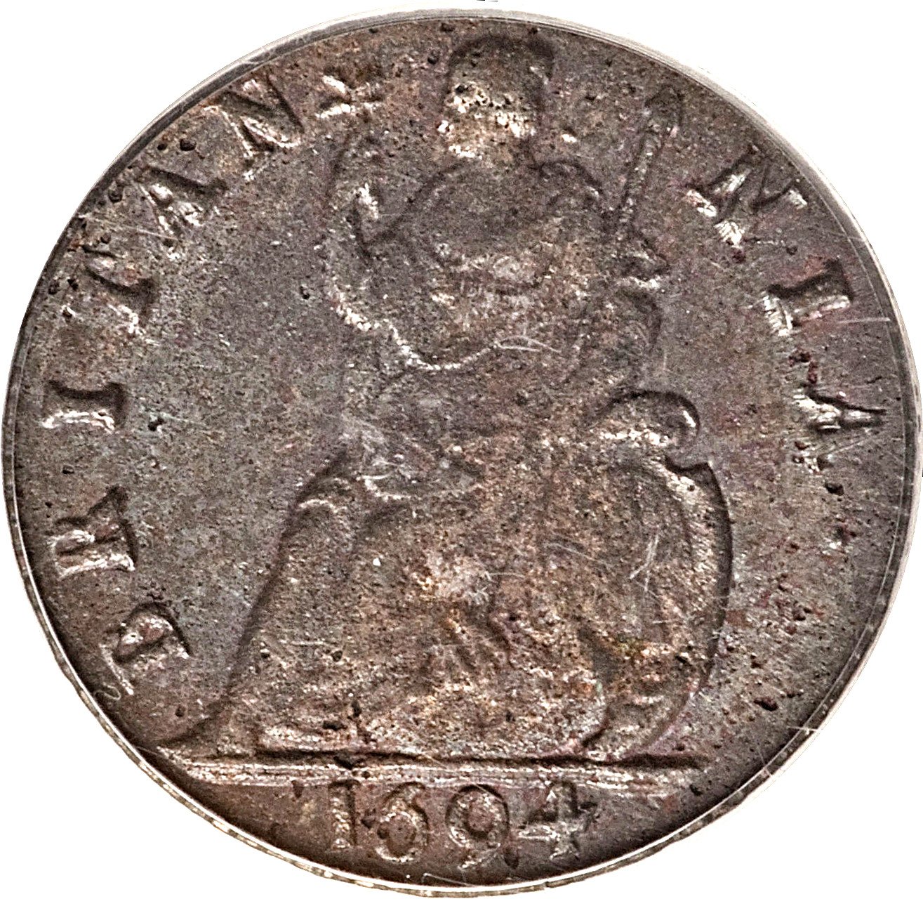 1 Farthing - William and Mary reverse