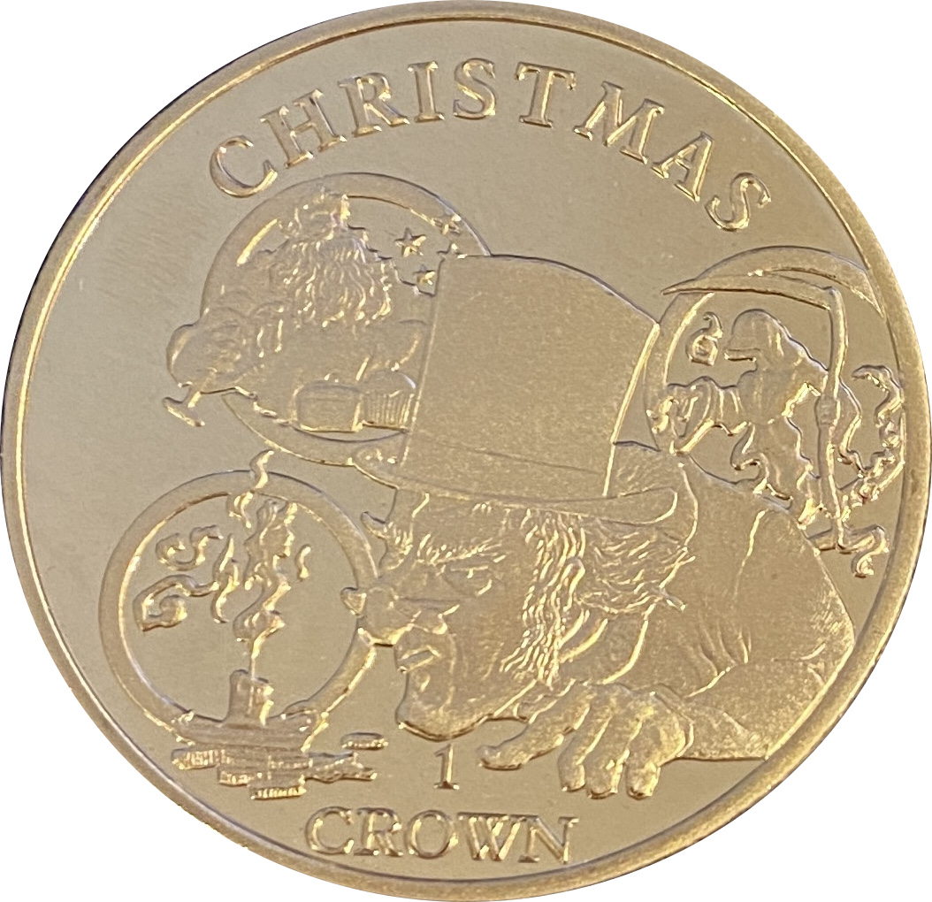 Ascension Island 1 Crown - Elizabeth II Christmas