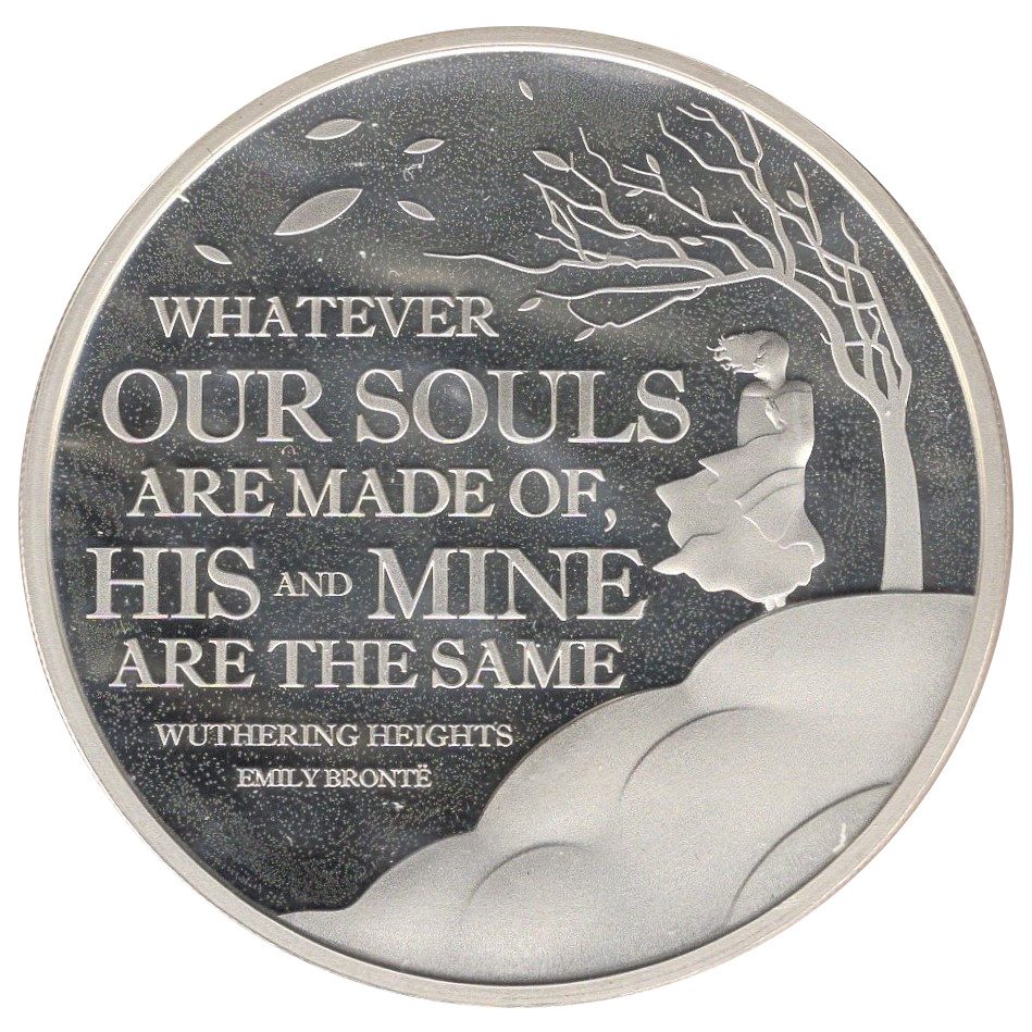 Guernsey 5 Pounds - Elizabeth II Emily Brontë - Wuthering Heights